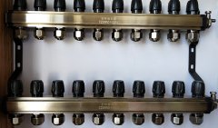  家装全铜一体分水器--一寸杠4分阀-10路
